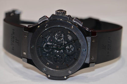 Hublot Big Bang Aero Bang Automatic Men's Watch Steel Case With Rubber Strap Authentic Luxury Timepiece