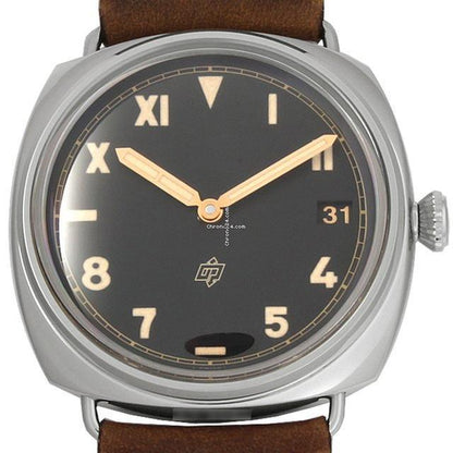 Panerai Radiomir 3 Days 47mm Manual winding Men's Watch Steel Case With Leather Strap Authentic Luxury Timepiece