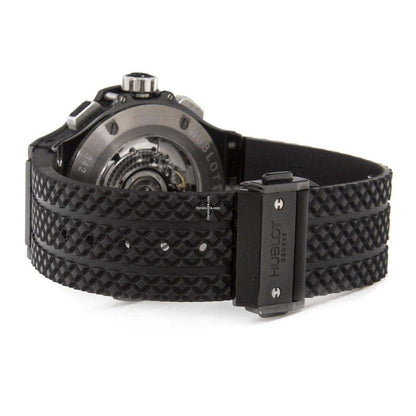 Hublot Big Bang 41 mm Automatic Men's Watch Steel Case With Rubber Strap Authentic Luxury Timepiece