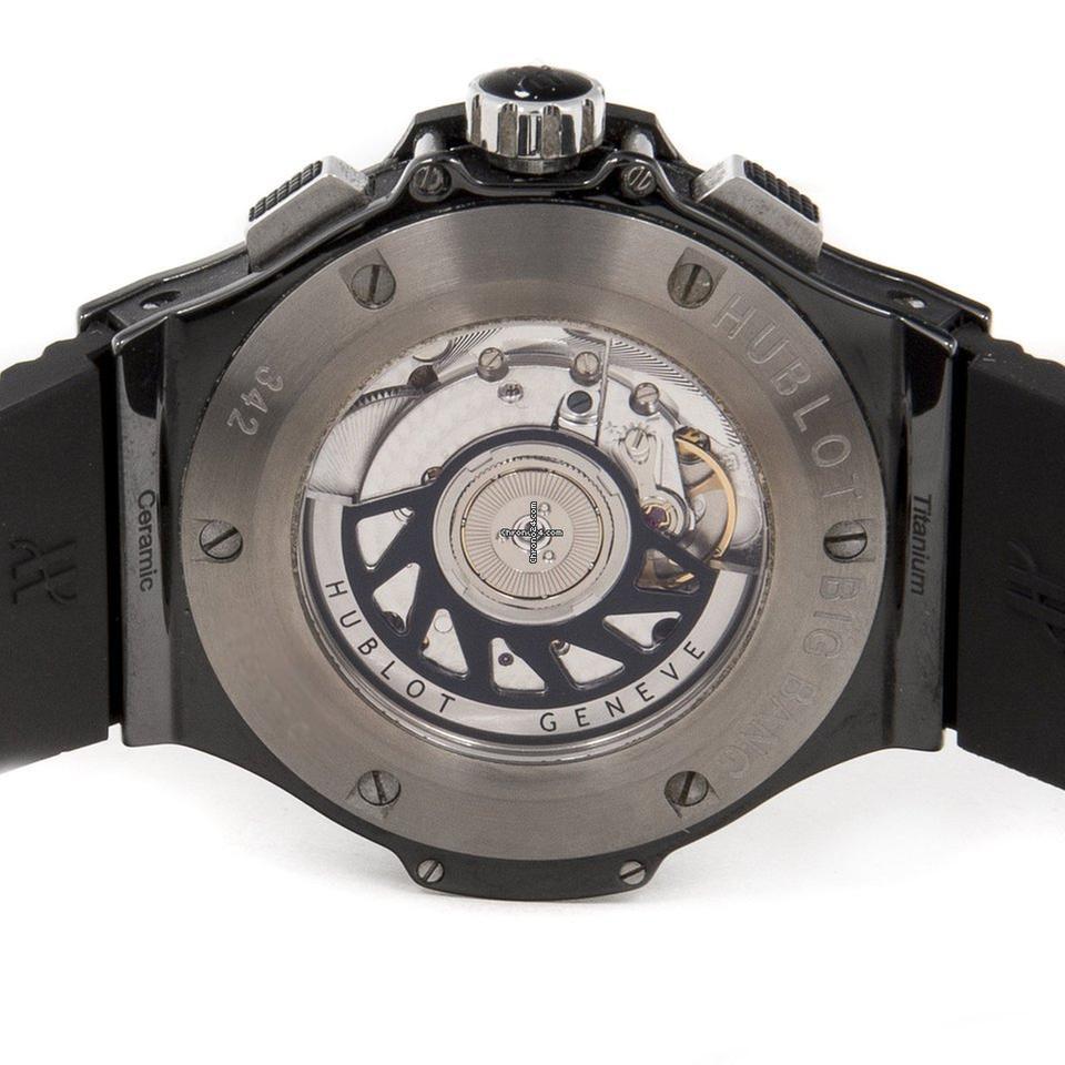 Hublot Big Bang 41 mm Automatic Men's Watch Steel Case With Rubber Strap Authentic Luxury Timepiece