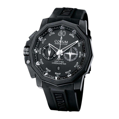 Corum Admiral's Cup Seafender 50 Chrono LHS Automatic Unisex Watch Titanium Case With Rubber Strap Authentic Luxury Timepiece