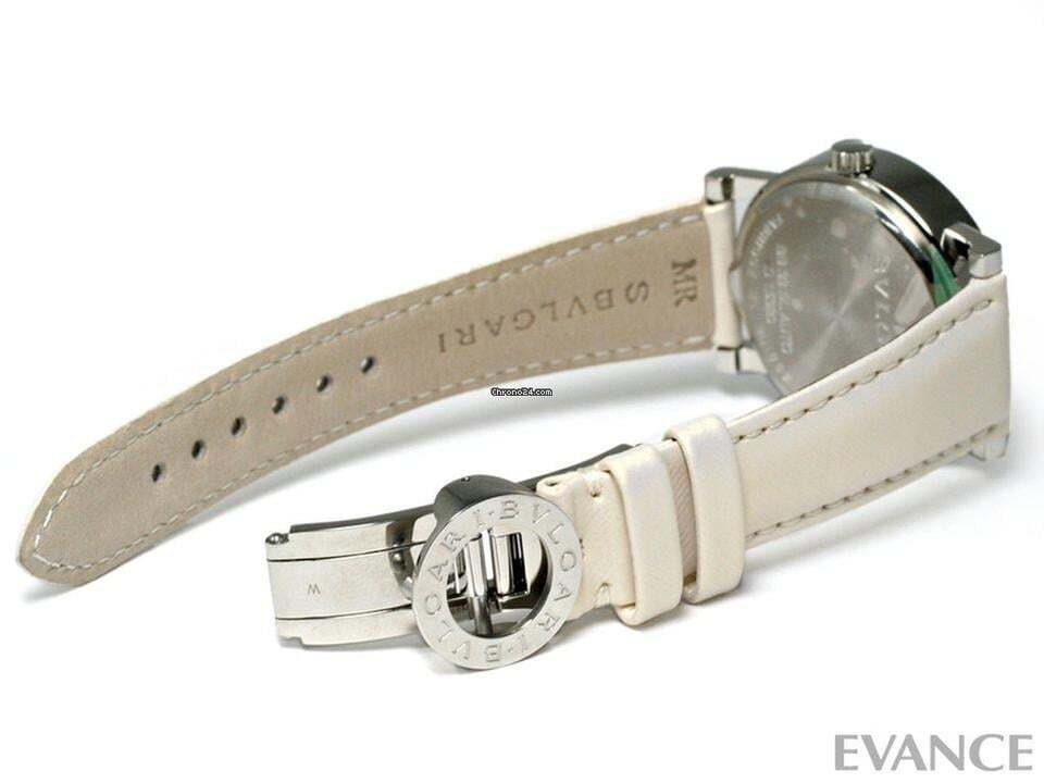 Bulgari Bulgari Automatic Women's Watch Steel Case With Leather Strap Authentic Luxury Timepiece