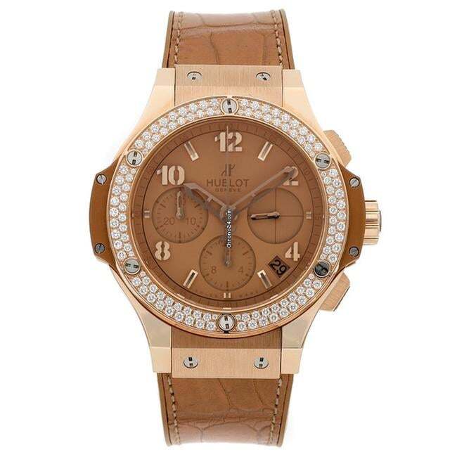 Hublot Big Bang Tutti Frutti Automatic Rose Gold Case With Strap Authentic Luxury Timepiece