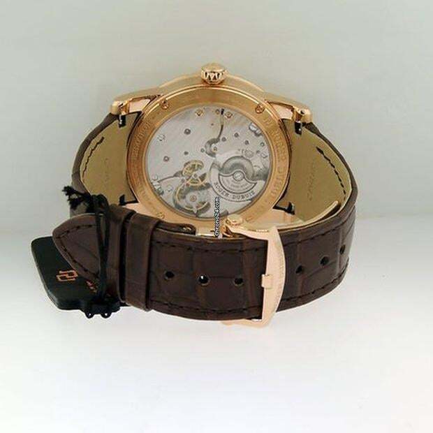 Roger Dubuis Excalibur Automatic Men's Watch Rose Gold Case With Leather Strap Authentic Luxury Timepiece