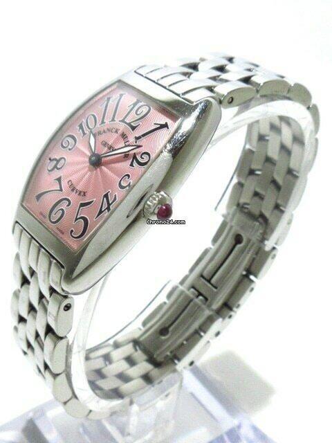 Franck Muller Quartz Women's Watch With Steel Case and Strap Authentic Luxury Timepiece