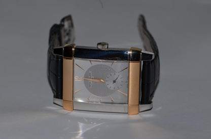 Patek Philippe Gondolo Manual winding Men's Watch Platinum Case With Leather Strap Authentic Luxury Timepiece