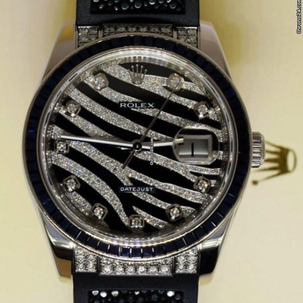 Rolex Datejust 36 Automatic Women's Watch White Gold Case With Rubber Strap Authentic Luxury Timepiece