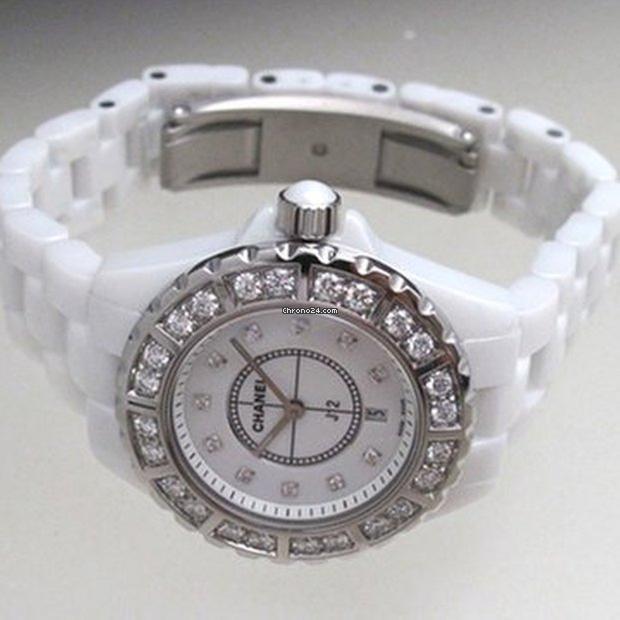 Chanel J12 Quartz Women's Watch With Ceramic Case and Strap Authentic Luxury Timepiece
