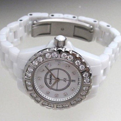 Chanel J12 Quartz Women's Watch With Ceramic Case and Strap Authentic Luxury Timepiece