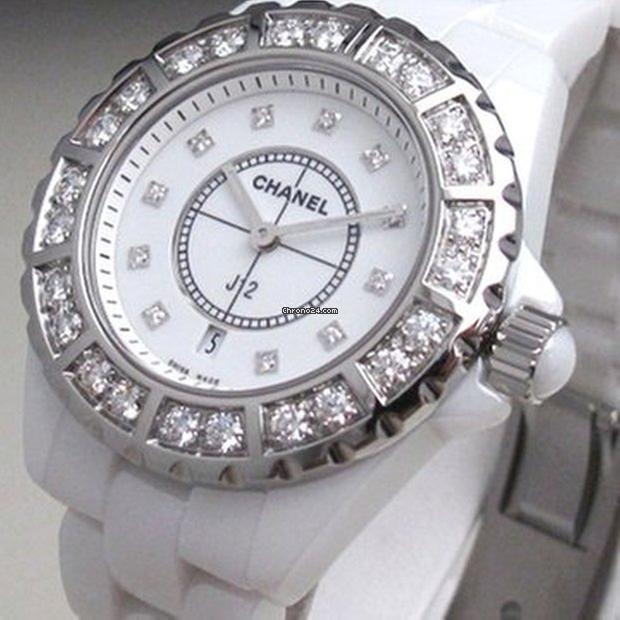 Chanel J12 Quartz Women's Watch With Ceramic Case and Strap Authentic Luxury Timepiece