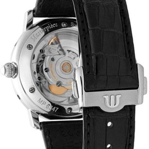 Maurice Lacroix Masterpiece Automatic Men's Watch Steel Case With Leather Strap Authentic Luxury Timepiece