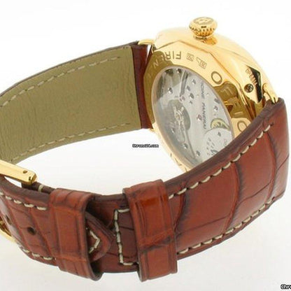 Panerai Radiomir 8 Days Manual winding Men's Watch Rose Gold Case With Leather Strap Authentic Luxury Timepiece