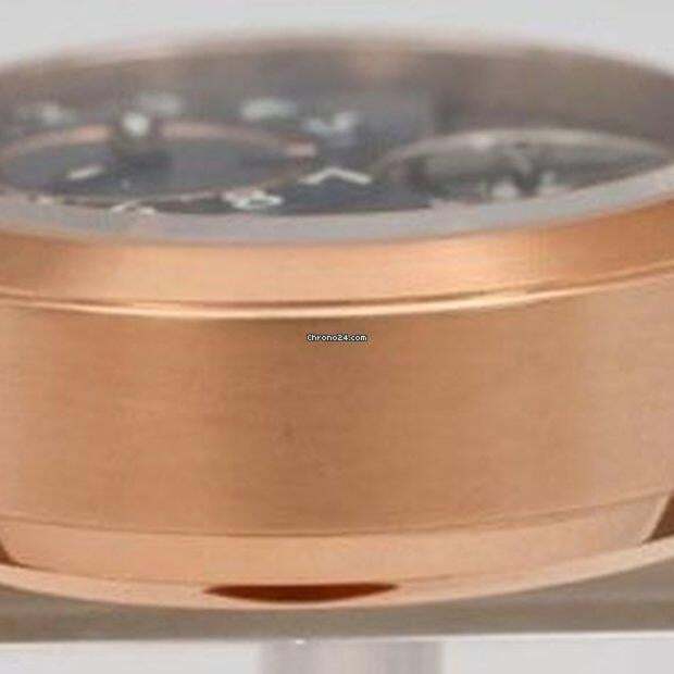 Harry Winston Ocean Automatic Men's Watch Rose Gold Case With Crocodile skin Strap Authentic Luxury Timepiece