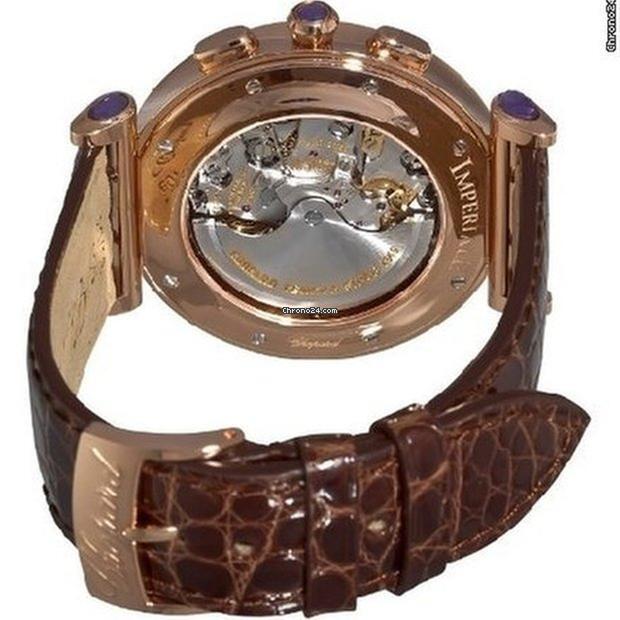 Chopard Imperiale Automatic Women's Watch Rose Gold Case With Leather Strap Authentic Luxury Timepiece