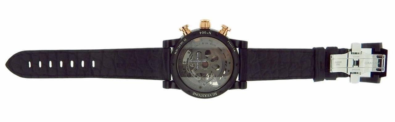 Graham Silverstone Automatic Men's Watch Rose Gold Case With Leather Strap Authentic Luxury Timepiece