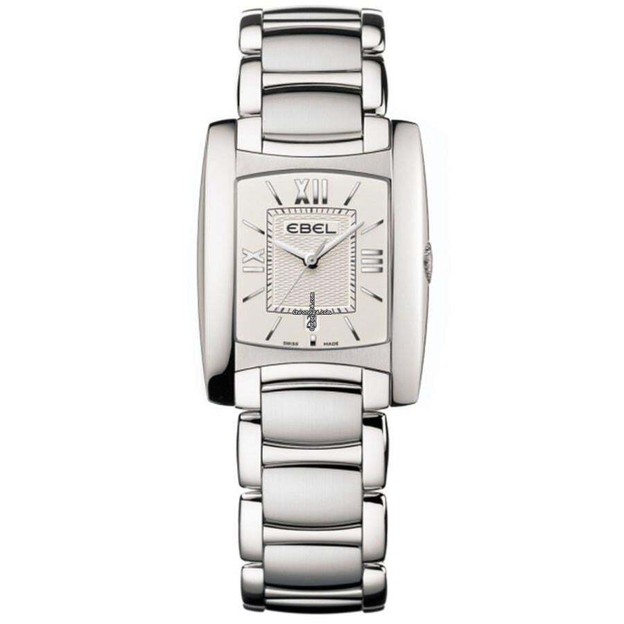 Ebel Brasilia Automatic Women's Watch With Steel Case and Strap Authentic Luxury Timepiece