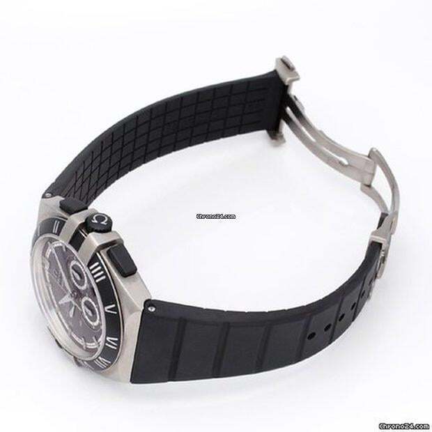 Omega Constellation Double Eagle Automatic Men's Watch Titanium Case With Rubber Strap Authentic Luxury Timepiece