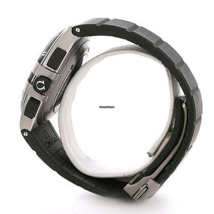 Omega Constellation Double Eagle Automatic Men's Watch Titanium Case With Rubber Strap Authentic Luxury Timepiece