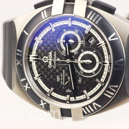 Omega Constellation Double Eagle Automatic Men's Watch Titanium Case With Rubber Strap Authentic Luxury Timepiece