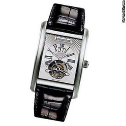 Audemars Piguet Edward Piguet Manual winding Men's Watch White Gold Case With Leather Strap Authentic Luxury Timepiece