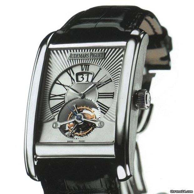 Audemars Piguet Edward Piguet Manual winding Men's Watch White Gold Case With Leather Strap Authentic Luxury Timepiece