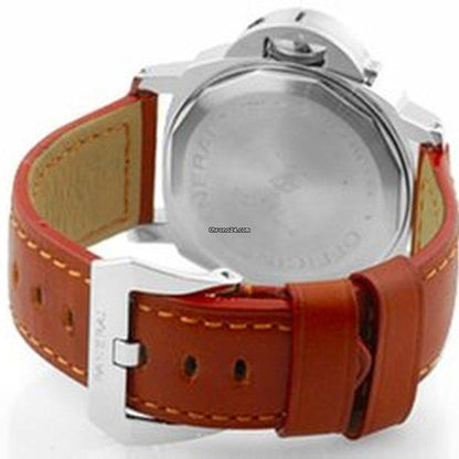 Panerai Luminor Marina Automatic Men's Watch Steel Case With Leather Strap Authentic Luxury Timepiece
