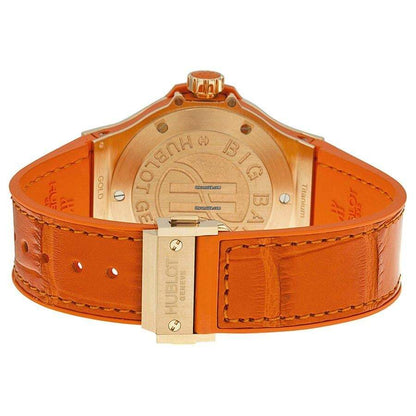Hublot Big Bang Tutti Frutti Quartz Women's Watch Rose Gold Case With Leather Strap Authentic Luxury Timepiece