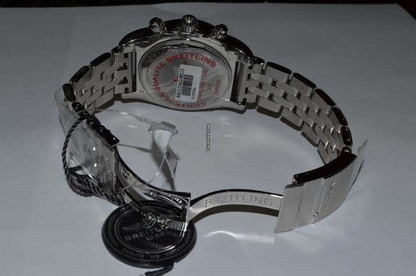 Breitling Chronomat 44 Airborne Automatic Men's Watch With Steel Case and Strap Authentic Luxury Timepiece