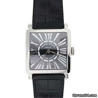 Franck Muller Master Square Quartz Women's Watch Steel Case With Leather Strap Authentic Luxury Timepiece