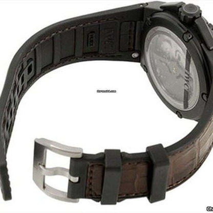 IWC Ingenieur AMG Automatic Men's Watch Ceramic Case With Leather Strap Authentic Luxury Timepiece