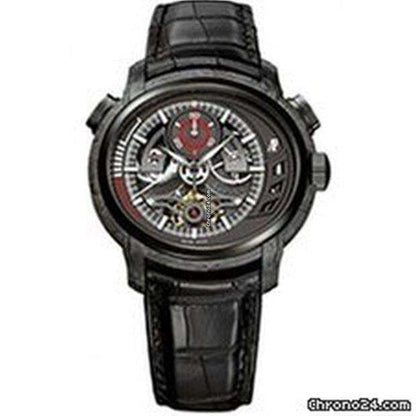 Audemars Piguet Millenary Chronograph Manual winding Men's Watch Carbon Case With Leather Strap Authentic Luxury Timepiece