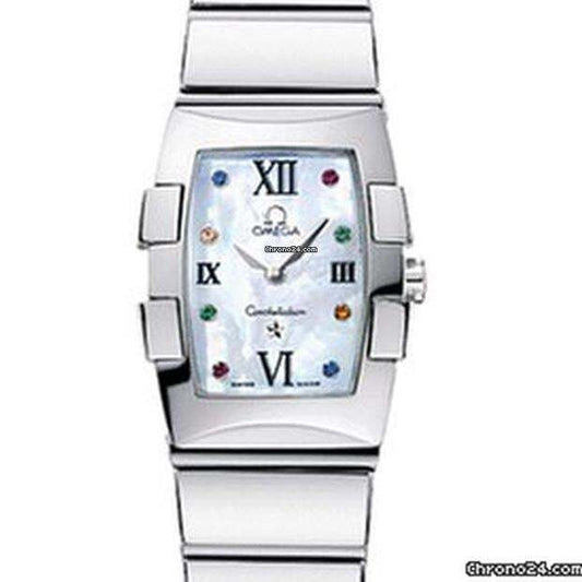 Omega Constellation Quartz Women's Watch With Steel Case and Strap Authentic Luxury Timepiece