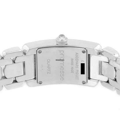Audemars Piguet Promesse Quartz Women's Watch With White Gold Case and Strap Authentic Luxury Timepiece