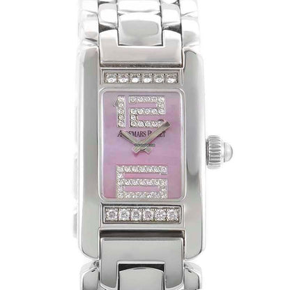 Audemars Piguet Promesse Quartz Women's Watch With White Gold Case and Strap Authentic Luxury Timepiece