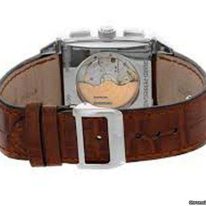 Girard Perregaux Vintage 1945 Automatic Men's Watch White Gold Case With Leather Strap Authentic Luxury Timepiece