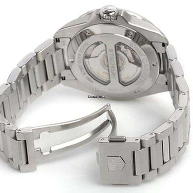 TAG Heuer Grand Carrera Automatic Men's Watch With Steel Case and Strap Authentic Luxury Timepiece