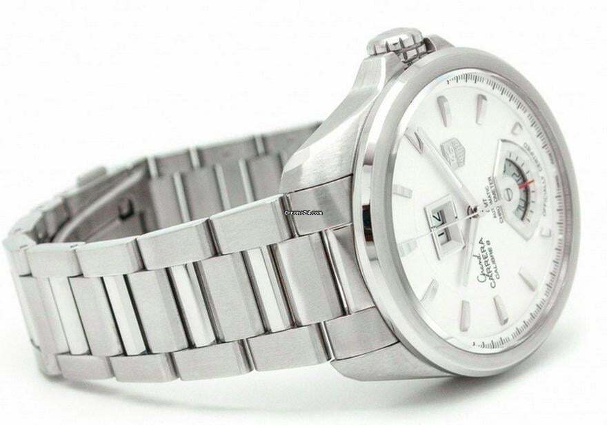 TAG Heuer Grand Carrera Automatic Men's Watch With Steel Case and Strap Authentic Luxury Timepiece