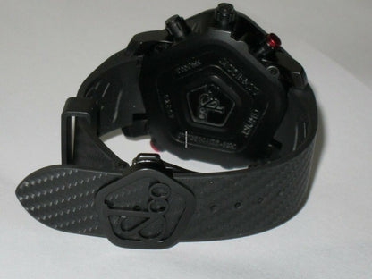 Jacob & Co. Five Time Zone Quartz Men's Watch Steel Case With Rubber Strap Authentic Luxury Timepiece