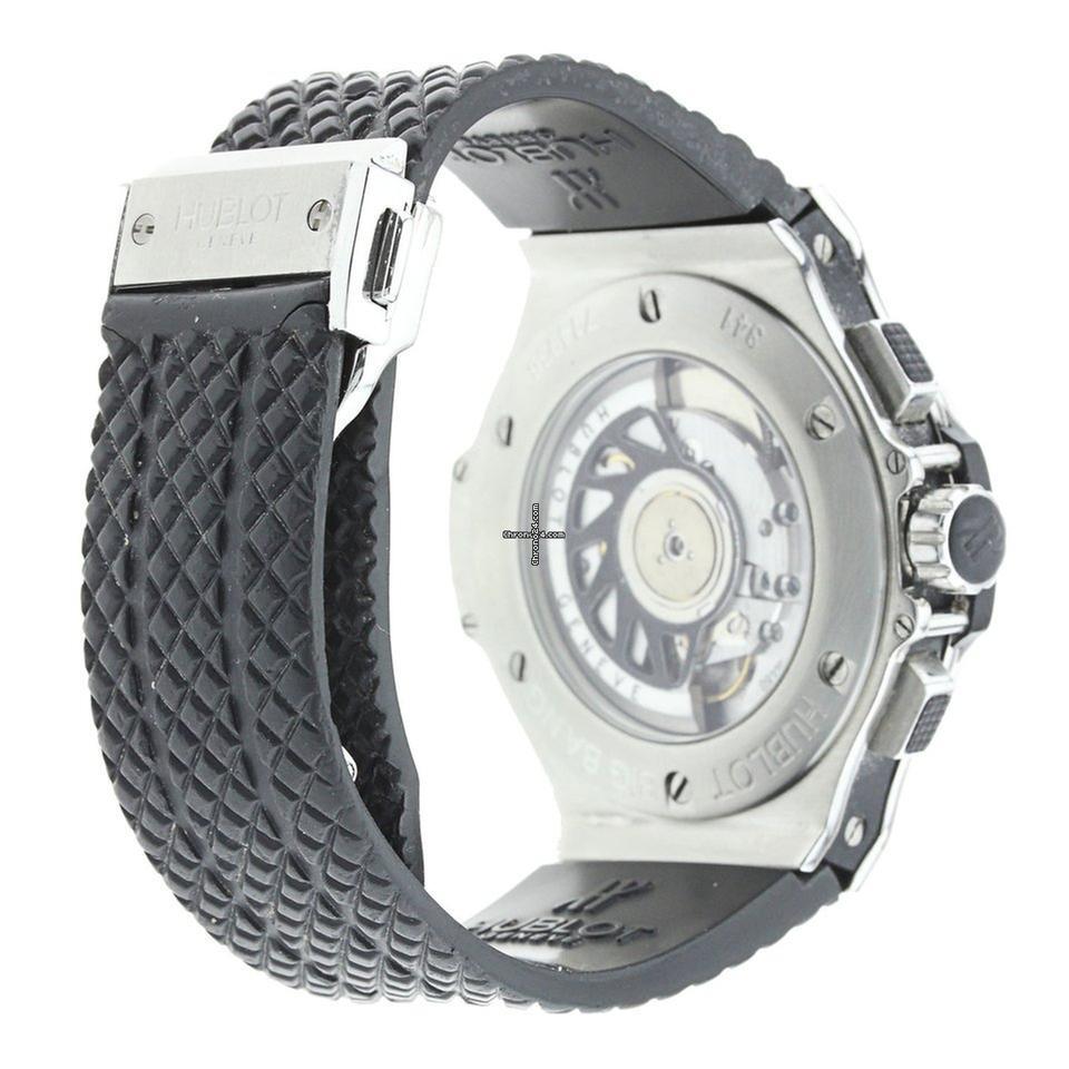 Hublot Big Bang Automatic Men's Watch Steel Case With Rubber Strap Authentic Luxury Timepiece
