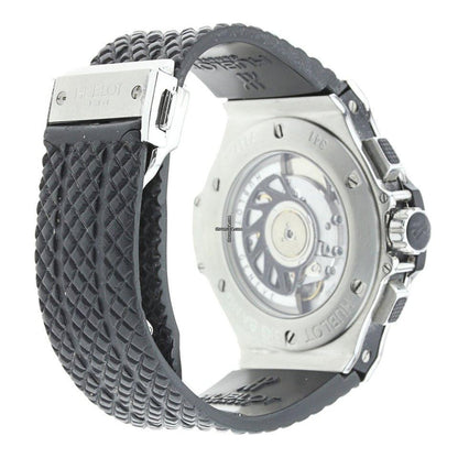 Hublot Big Bang Automatic Men's Watch Steel Case With Rubber Strap Authentic Luxury Timepiece