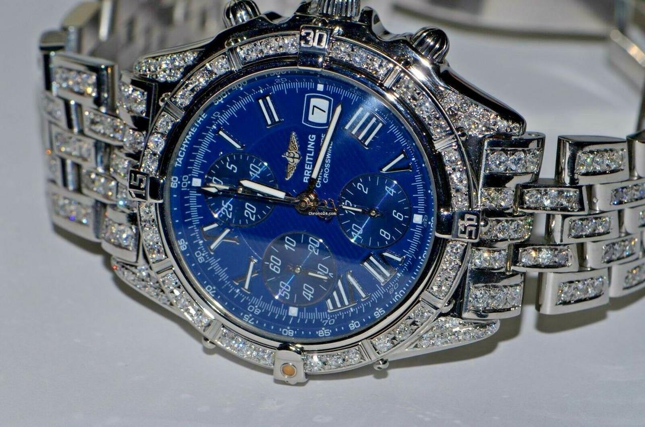 Breitling Windrider Automatic Men's Watch With Steel Case and Strap Authentic Luxury Timepiece