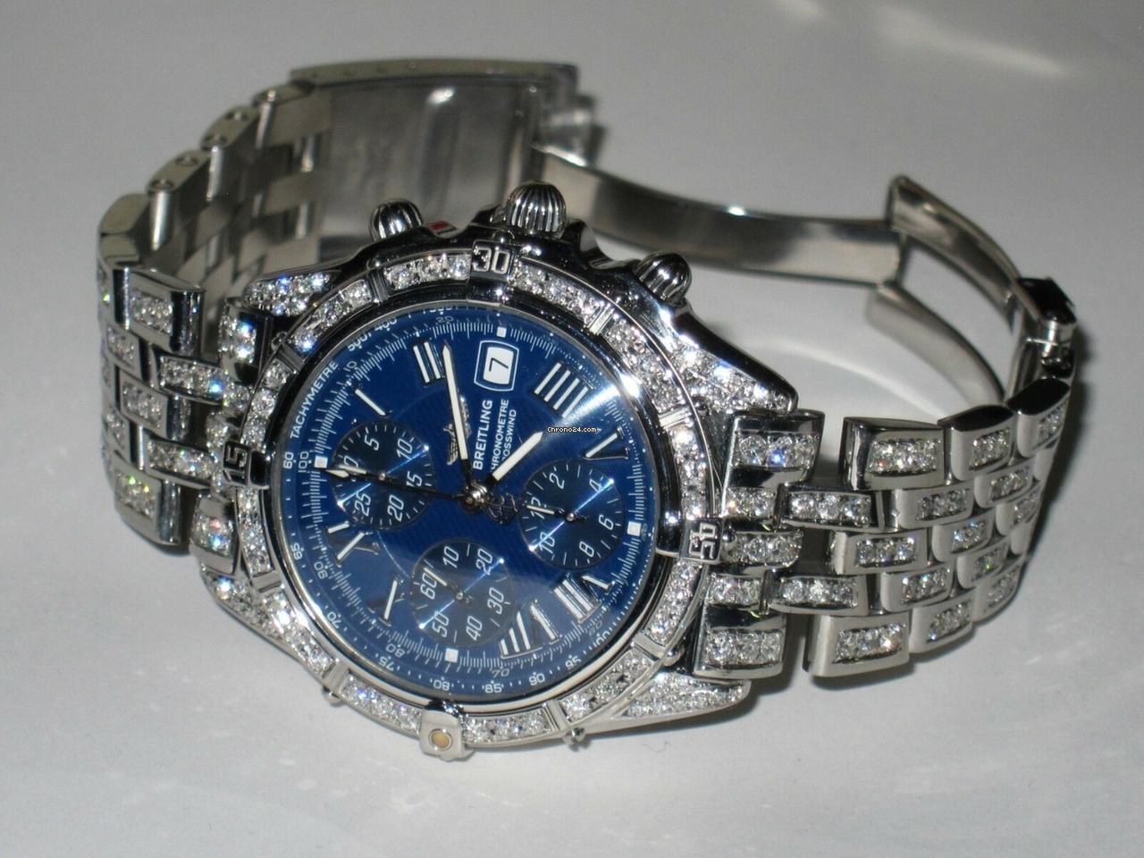 Breitling Windrider Automatic Men's Watch With Steel Case and Strap Authentic Luxury Timepiece