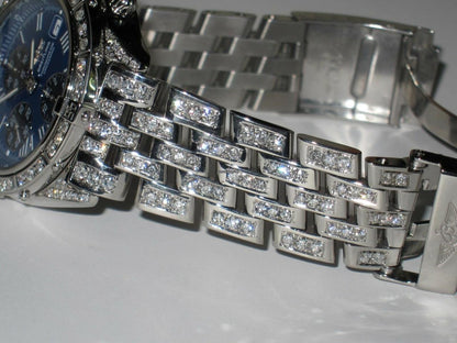 Breitling Windrider Automatic Men's Watch With Steel Case and Strap Authentic Luxury Timepiece