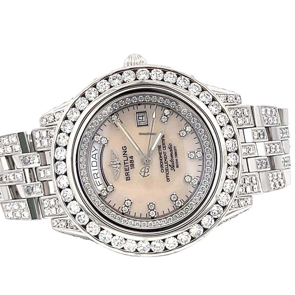 Breitling Headwind Automatic Men's Watch With Steel Case and Strap Authentic Luxury Timepiece