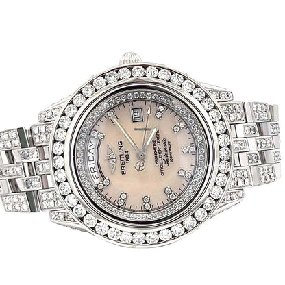 Breitling Headwind Automatic Men's Watch With Steel Case and Strap Authentic Luxury Timepiece