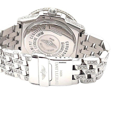 Breitling Headwind Automatic Men's Watch With Steel Case and Strap Authentic Luxury Timepiece