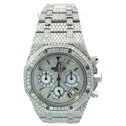 Audemars Piguet Royal Oak Chronograph Automatic Men's Watch With Steel Case and Strap Authentic Luxury Timepiece