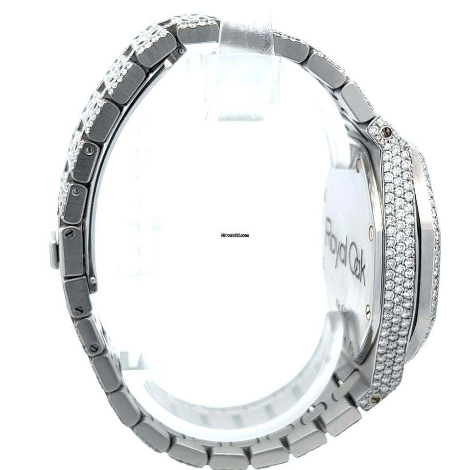 Audemars Piguet Royal Oak Chronograph Automatic Men's Watch With Steel Case and Strap Authentic Luxury Timepiece