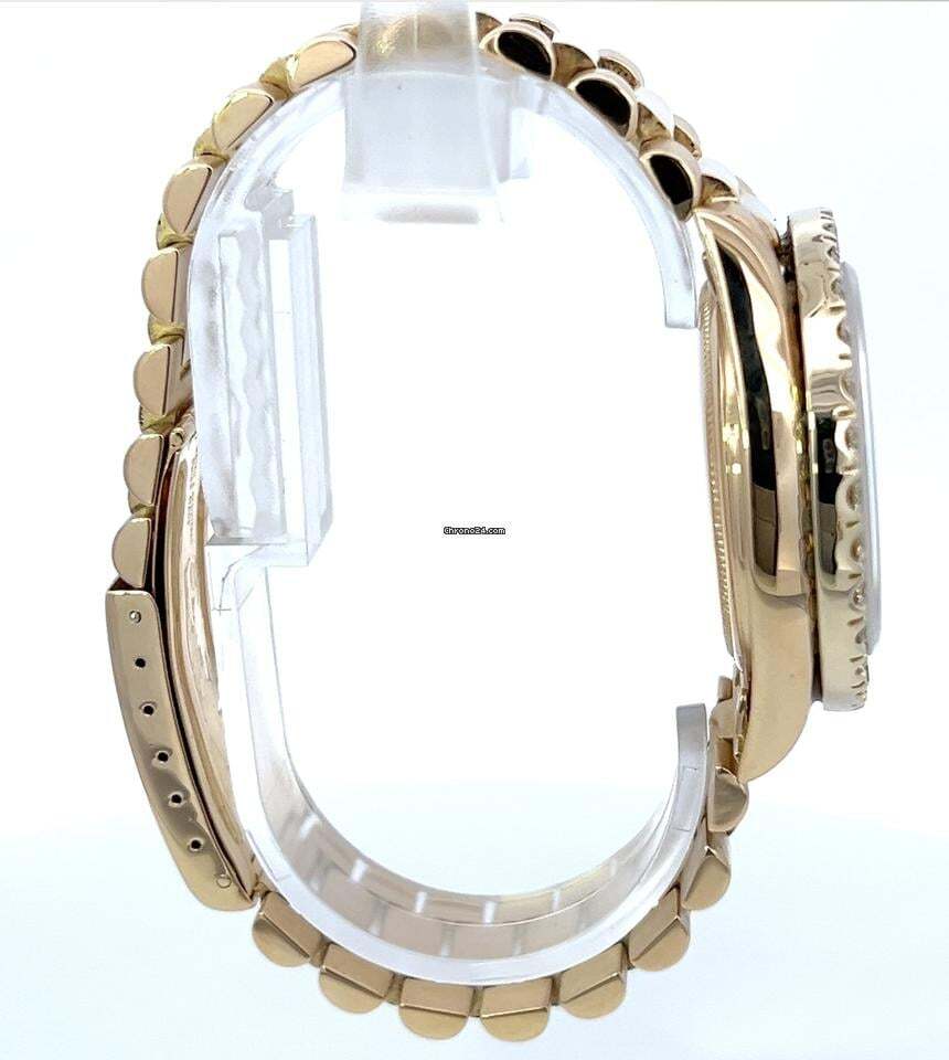 Rolex Day-Date Automatic Men's Watch With Yellow Gold Case and Strap Authentic Luxury Timepiece