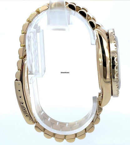 Rolex Day-Date Automatic Men's Watch With Yellow Gold Case and Strap Authentic Luxury Timepiece